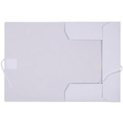 PAKIET Teczka wiązana OFFICE PRODUCTS Budget Pro, karton, biała wewn., A4, 250gsm, 3-skrz., biała