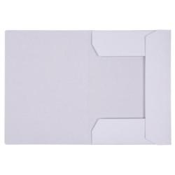 PAKIET Teczka z gumką OFFICE PRODUCTS Budget Pro, karton, biała wewn., A4, 250gsm, 3-skrz., biała