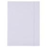 PAKIET Teczka z gumką OFFICE PRODUCTS Budget, karton, A4, 250gsm, 3-skrz., biała