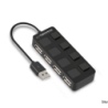 HUB USB 2.0 4 porty z włącznikami Esperanza