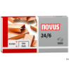 Zszywki miedziowane 24/6 1000 sztuk Novus