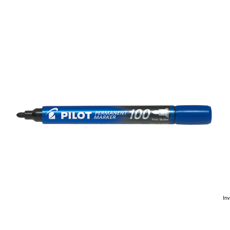 Marker permanentny niebieski Pilot SCA-100-L, 1 mm, wodoodporny, do pisania po każdej powierzchni