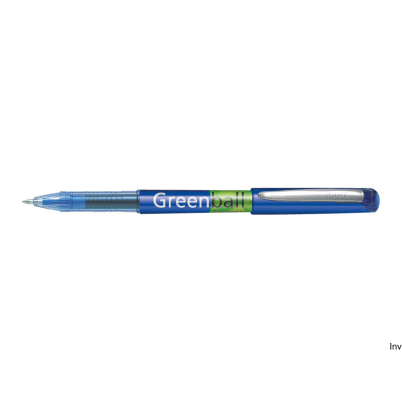 Pióro kulkowe niebieskie Pilot Greenball BG z wymiennym wkładem, ekologiczne, 0,35 mm, 600 m długości linii pisania