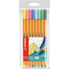 Cienkopis STABILO point 88 0,4 mm etui kartonowe 8 sztuk (nowe kolory 2021)