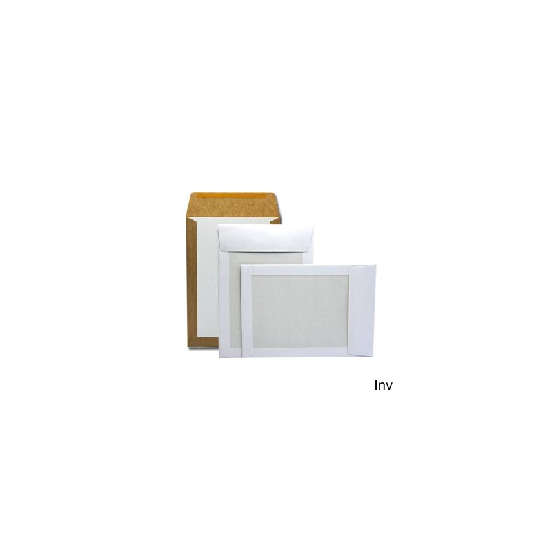 Koperta B4 samoprzylepna z usztywnionym tyłem biała 250x353 mm NC Koperty