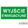 Tabliczka Wyjście Ewakuacyjne 200x400 mm fotoluminescencyjna Reis