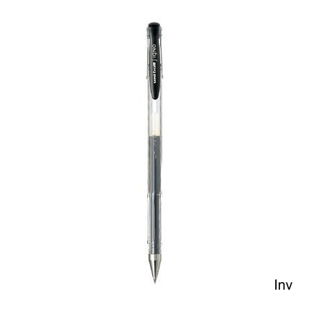 Pióro żelowe Uni UM-100 zielone 0,5 mm z wymiennym wkładem, wodoodporne i odporne na blaknięcie