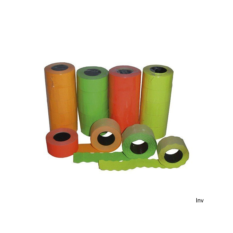 Taśma do metkownicy Poligraf 2-rzędowa 26x16mm prosta zielona
