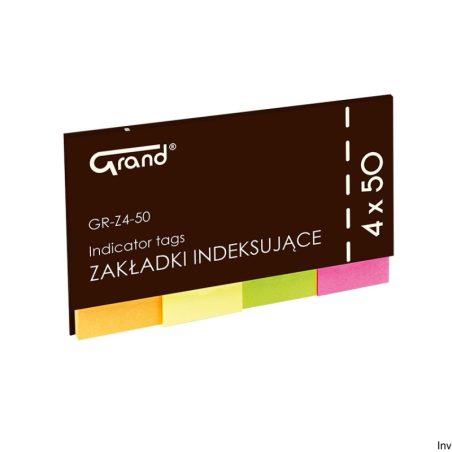 Zakładki indeksujące Eagle GRAND GR-Z4-50 4 kolory 50 x 20 mm 150 sztuk