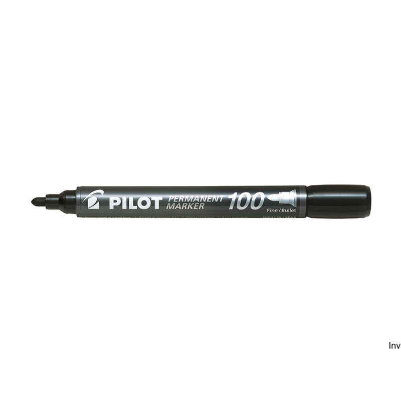 Marker permanentny czarny Pilot SCA-100, końcówka 1 mm, wodoodporny, pisze po każdej powierzchni