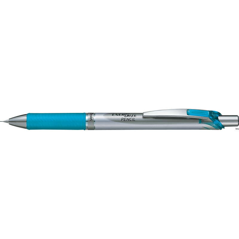 Ołówek automatyczny 0,5 mm błękitny Pentel PL75-S z gumowym uchwytem i wymienną gumką
