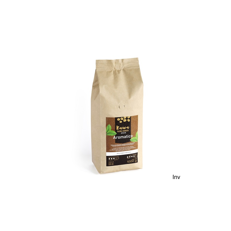 Kawa ziarnista Segafredo Office Line Aromatico 1 kg - mieszanka Arabiki i Robusty z nutami cytrusowymi i czekoladowymi