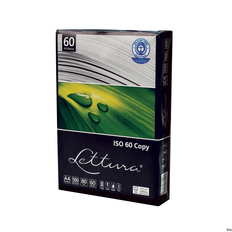 Papier xero A4 LETTURA 80g ekologiczny Clairefontaine karton 5 ryz