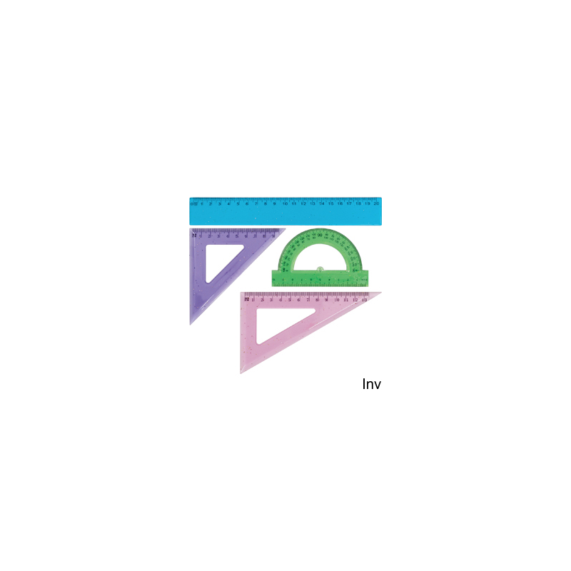Zestaw geometryczny GR-032 z brokatem GRAND 130-1024 do twórczych projektów