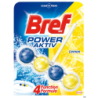 Bref Zawieszka WC Power Aktiv 50g Lemon - kulki czyszczące i odświeżające