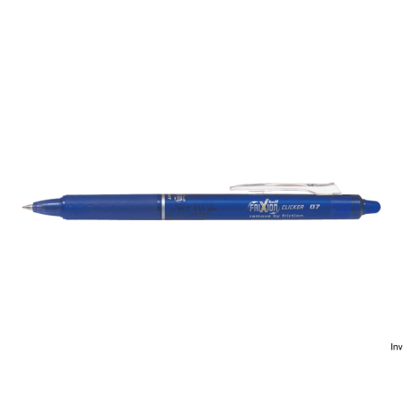 Pióro kulkowe Pilot Frixion Clicker niebieskie, wymazywalne, grubość linii 0,35 mm