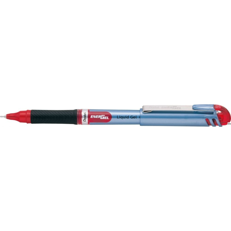 Cienkopis kulkowy 0,5 mm czerwony Pentel EnerGel BLN15-B