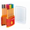 Cienkopis STABILO point 88 20 sztuk COLOR PARADE 0,4 mm w 47 kolorach