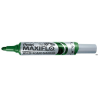 Marker suchościeralny zielony Pentel MAXIFLO z tłoczkiem, grubość końcówki 4 mm, długość linii pisania 1200 m