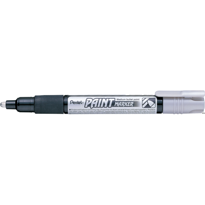 Marker olejowy srebrny 4,6 mm Pentel MMP20-Z do metalu, szkła, plastiku i papieru