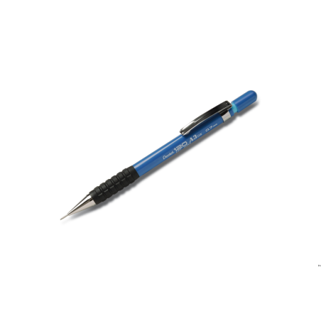 Ołówek automatyczny 0,7 mm niebieski Pentel A317-C z gumką i wymiennym klipsem