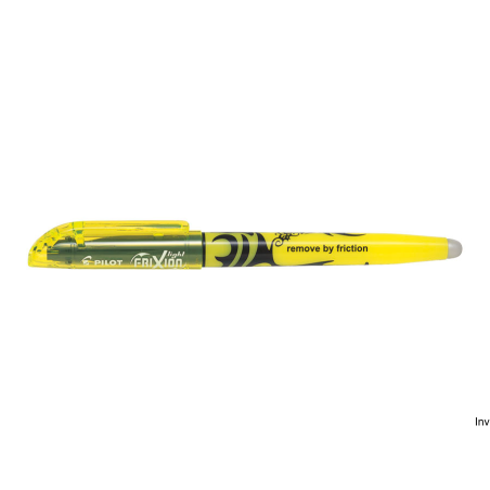Zakreślacz Pilot FRIXION LIGHT żółty, intensywne kolory, długość linii 50 m, linia pisania 3,3 mm