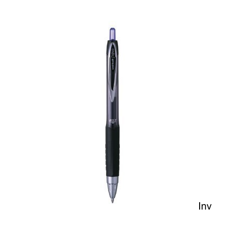 Długopis żelowy UNI UMN-207 czarny, 0,7 mm, wymienny wkład UMR-87, gumowy uchwyt, szybkoschnący tusz