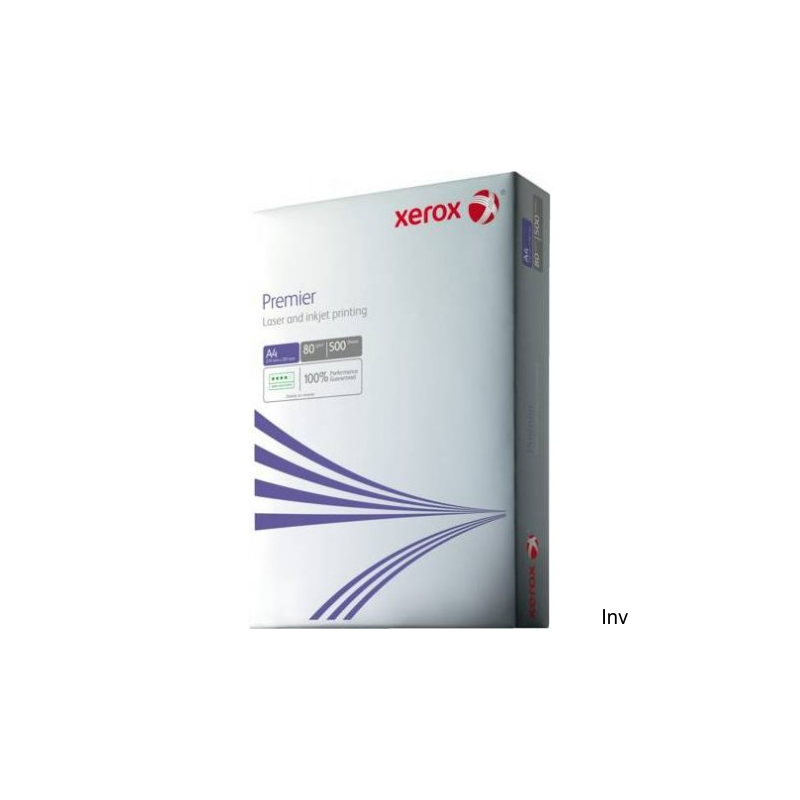 Papier Xerox Premier A4 1 ryza, wysoka biel, uniwersalne zastosowanie, do drukarek laserowych i atramentowych