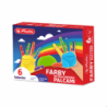 Farby do malowania palcami 6 sztuk Herlitz - intensywne kolory, nietoksyczne, zmywalne wodą