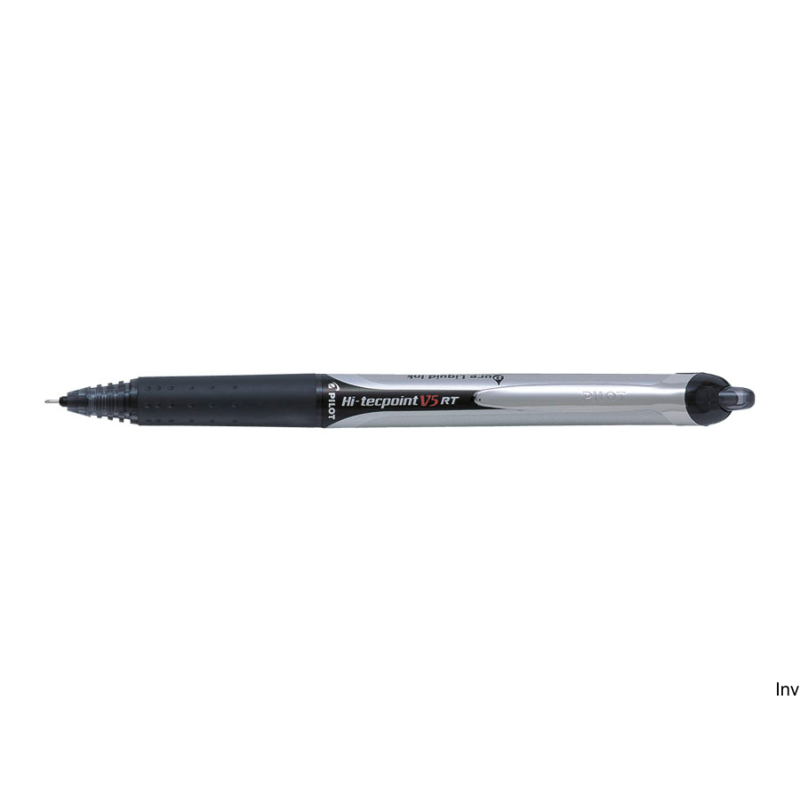 Cienkopis kulkowy Pilot V5 RT czarny 0,25 mm z gumowym uchwytem i wentylową skuwką