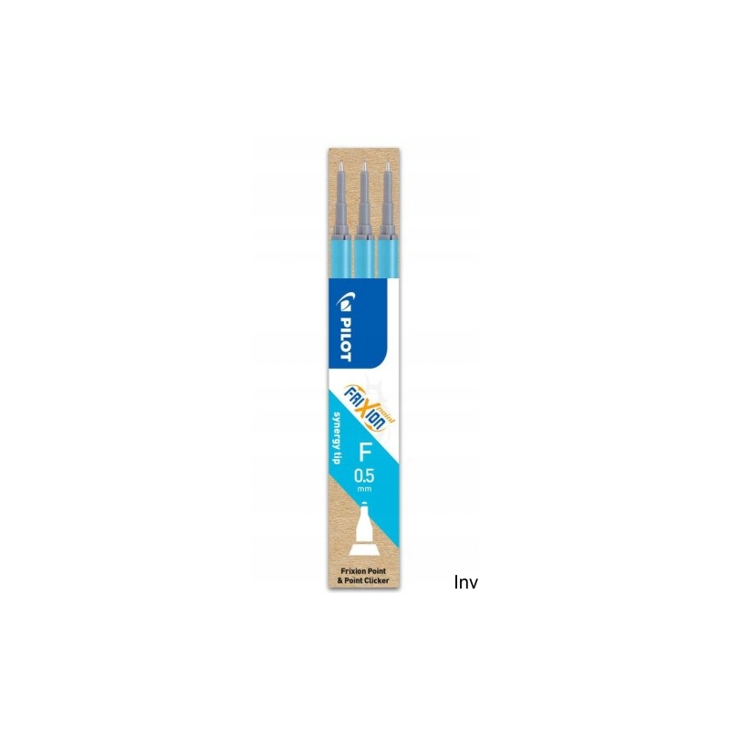 Wkład FRIXION POINT lazurowy 0,5 mm opakowanie 3 sztuki PILOT