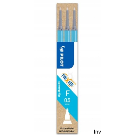 Wkład FRIXION POINT lazurowy 0,5 mm opakowanie 3 sztuki PILOT