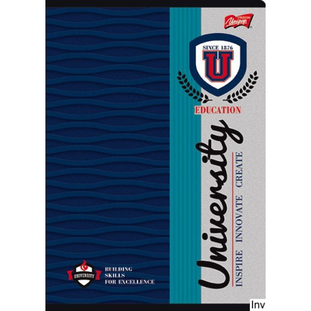 Zeszyt A4 80 kartek kratka laminowany St.Majewski Unipap 250g/m2 70g/m2