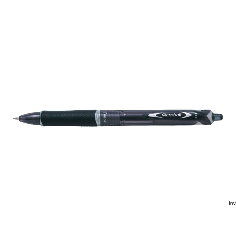 Długopis Pilot Acroball czarny, olejowy, z ergonomicznym uchwytem, grubość linii 0,26 mm, możliwość wymiany wkładu