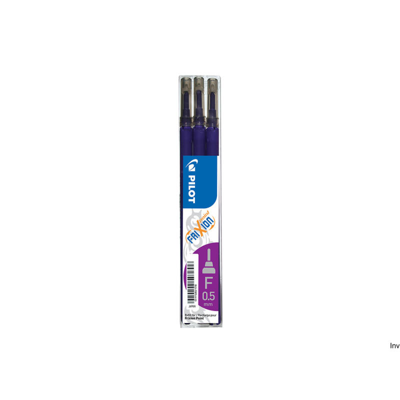 Wkład FRIXION POINT 0.5 mm fioletowy opakowanie 3 sztuki Pilot