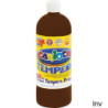 Farba tempera brązowa 1000 ml Carioca do malowania na papierze, kartonie i drewnie