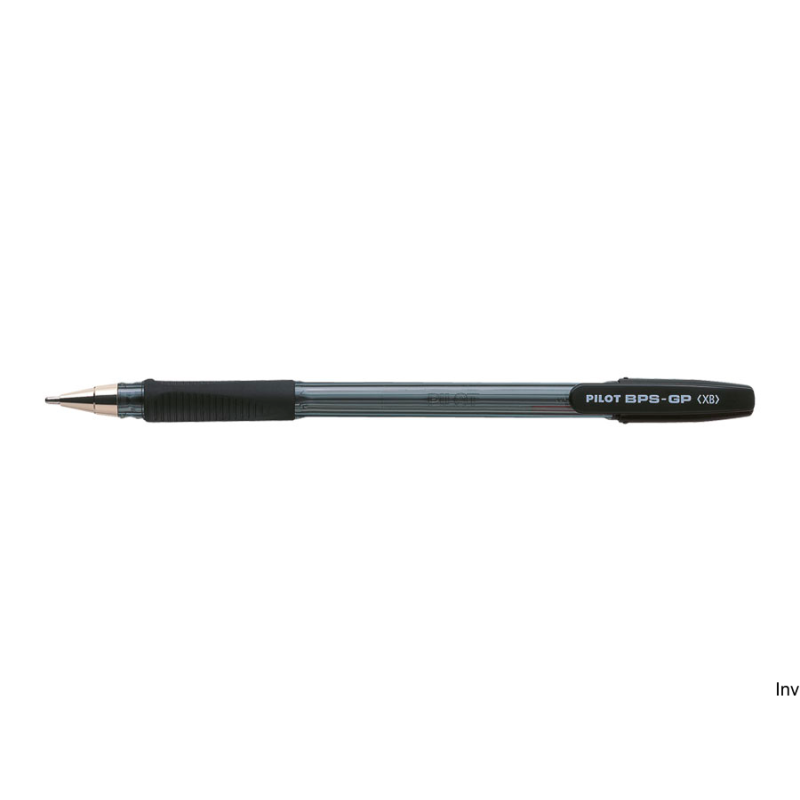 Długopis olejowy czarny Pilot BPS-GPXB z wymiennym wkładem i gumowym uchwytem 0,33 mm