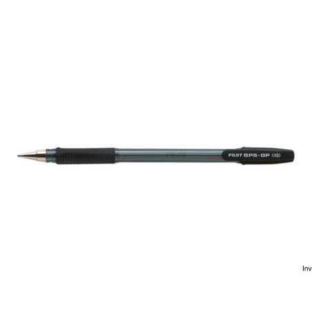 Długopis olejowy czarny Pilot BPS-GPXB z wymiennym wkładem i gumowym uchwytem 0,33 mm