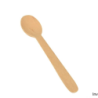 Łyżeczka jednorazowa drewniana 11 cm deserowa Papstar, opakowanie 100 sztuk