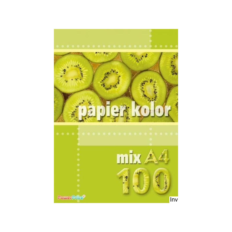 Papier xero A4 mix 100 ark Kreska