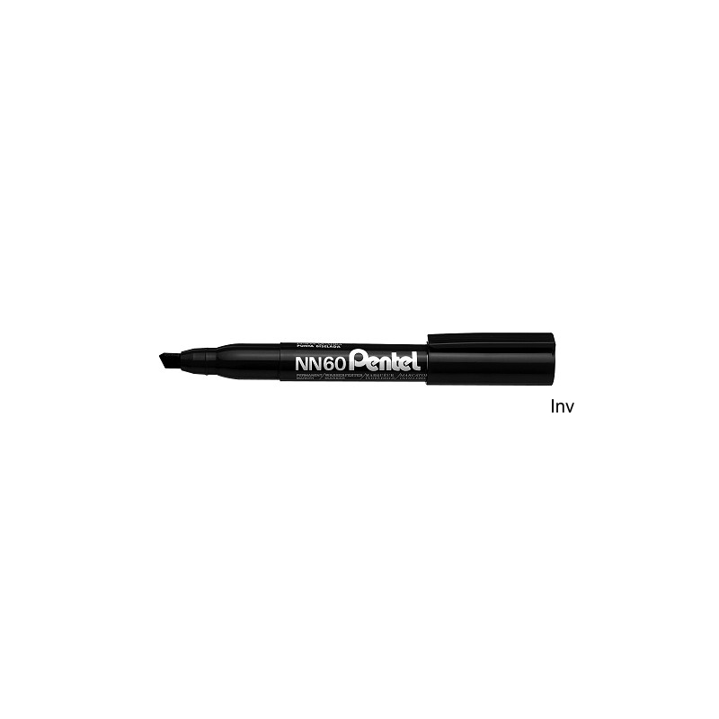 Marker permanentny czarny ścięta końcówka 3,9-5,8 mm Pentel