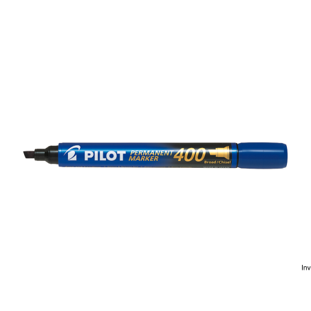 Marker permanentny niebieski Pilot SCA-400-L, 4 mm, wodoodporny, pisze po każdej powierzchni
