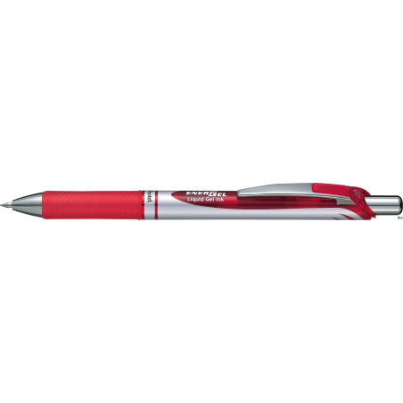 Pióro kulkowe 0,7 mm czerwone Pentel EnerGel BL77-B
