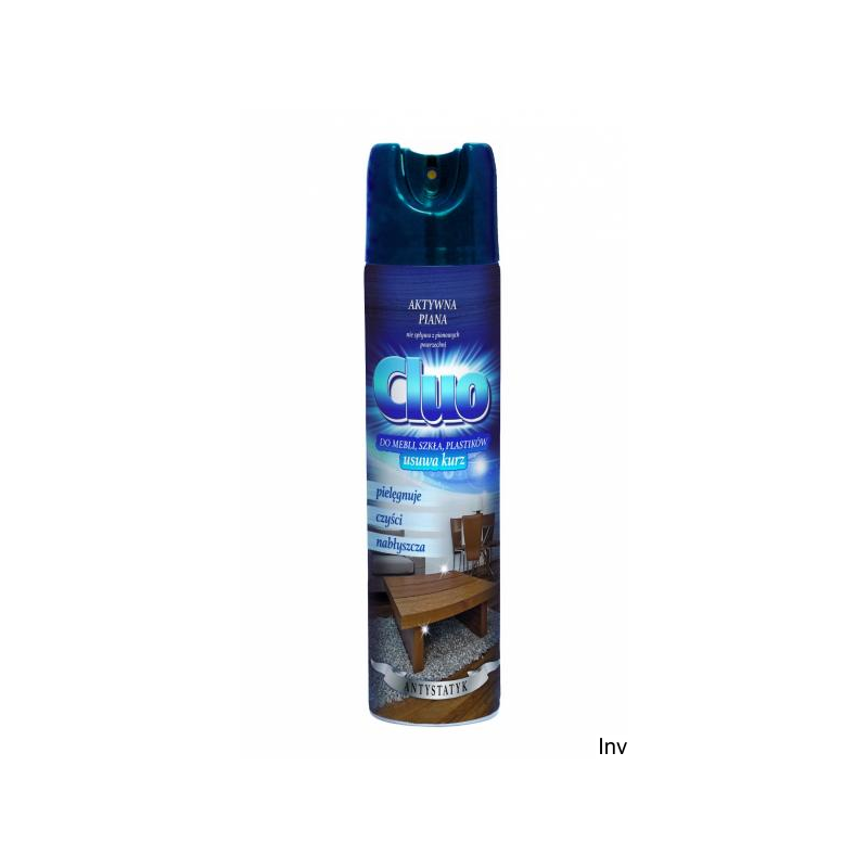 Spray przeciw kurzowi do mebli Cluo Antystatyk 300ml