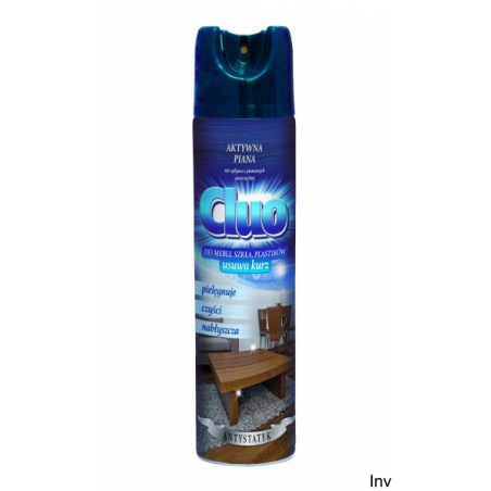 Spray przeciw kurzowi do mebli Cluo Antystatyk 300ml