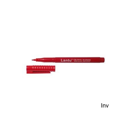 Marker CD 1.0 M czerwony Lantu do opisywania płyt i plastiku