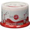 Płyta MAXELL DVD-R 4.7GB 16x PRINTABLE biała (50 sztuk) do nadruku w cake boxie