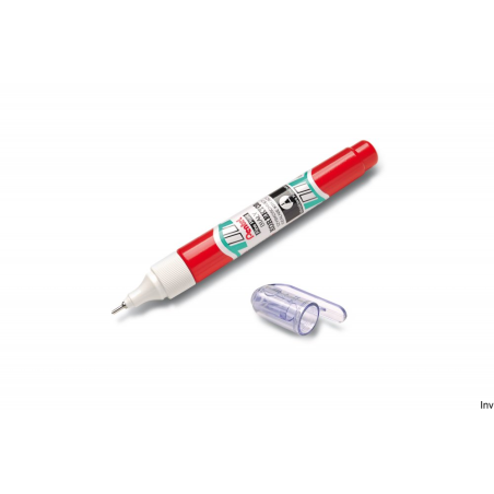 Korektor w piórze Pentel ZL63 7 ml z metalową końcówką okrągłą do precyzyjnej korekty