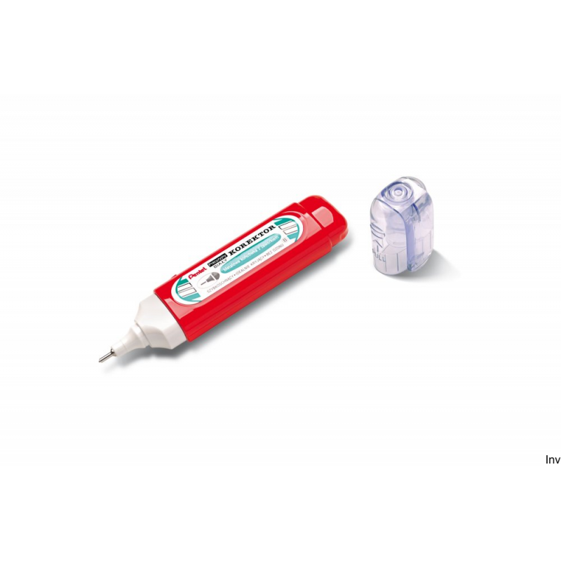 Korektor w piórze Pentel ZLC31 12 ml z metalową końcówką płaską do biura, szkoły i domu