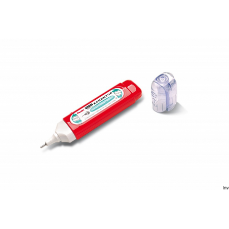 Korektor w piórze Pentel ZLC31 12 ml z metalową końcówką płaską do biura, szkoły i domu